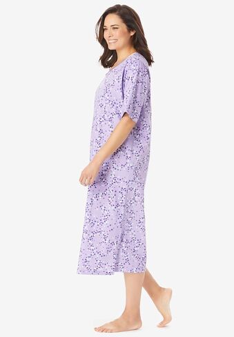 Dreams & Co. Plus Size Long Tagless Sleepshirt in Saudi Arabia