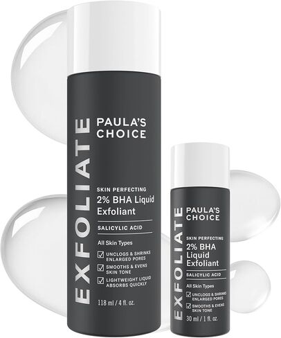 Paula's Choice SKIN PERFECTING 2% BHA Liquid Salicylic Acid Exfoliant-Facial Exfoliant for Blackheads, Enlarged Pores, Wrinkles & Fine Lines in Kuwait