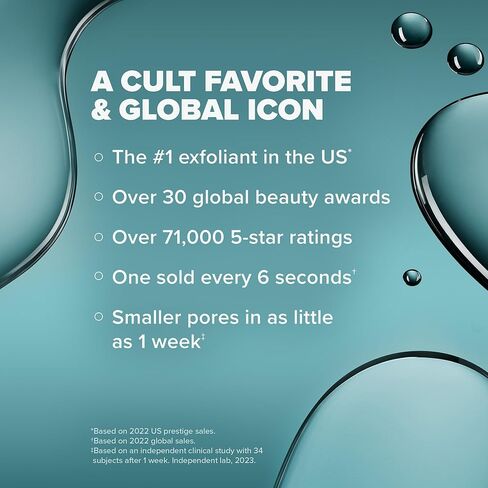 Paula's Choice SKIN PERFECTING 2% BHA Liquid Salicylic Acid Exfoliant-Facial Exfoliant for Blackheads, Enlarged Pores, Wrinkles & Fine Lines in Kuwait