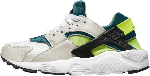 Nike Boys Huarache Run Grade-School (654275-045, Phantom/Bright Spruce/Black/Volt) Size 5 in Saudi Arabia
