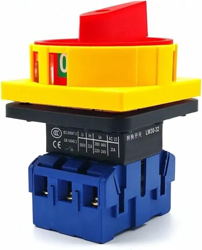 SZD11-25A/32A/40A/63A/80A/100A AC 600V ON/Off 2 Positions 3 Phase Rotary Cam Changeover Switch(100A) in Saudi Arabia