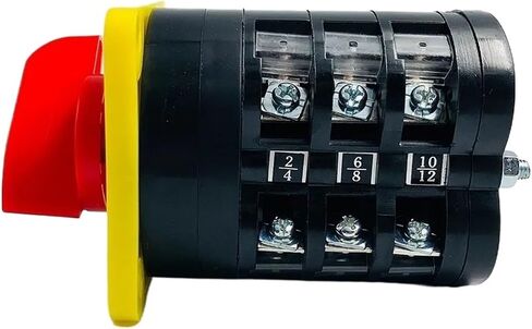 0-6 position manual electrical Rotary Switch 16A 660V 3 poles Custom Cam Changeover switches universal Silver contact LW5-16/3 in Saudi Arabia