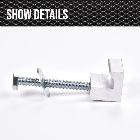 مربع الأداة Mount j Hook Toolbox Pickup Paull Rail Kit Kit Clamp Tiedown Truck 4PCS in Saudi Arabia