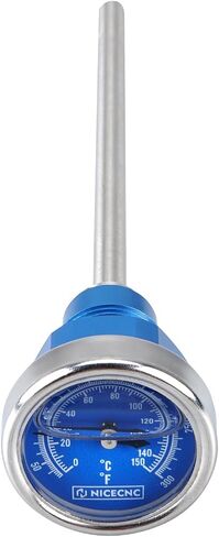 Black Oil Temperature Thermometer Dipstick Engine Oil Dipstick Replacement Compatible with Suzuki DRZ400 DRZ400E DRZ400S DRZ400SM 2000-2024 See Fitment in Saudi Arabia