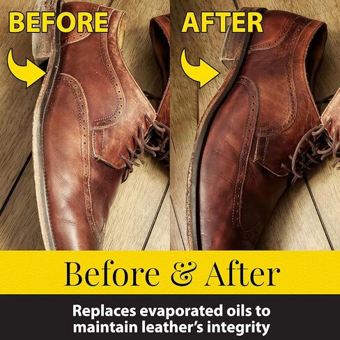 Fiebing's Prime Neatsfoot Oil 32 Fl Oz - Leather Conditioner & Preservative with Synthetic & Natural Animal Oil - Waterproof, Soften, Restore & Strengthen Leathercraft Shoe, Boot, Saddle, Couch, Purse in Saudi Arabia