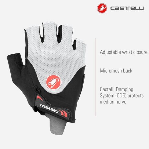 Castelli Men's Arenberg Gel 2 Glove for Road and Gravel Biking l Cycling - Defender Green - X-Large in Saudi Arabia
