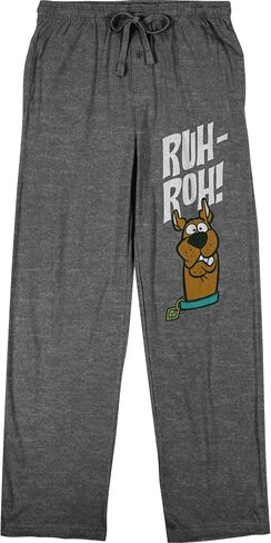 Scooby Doo Ruh Roh Men's Graphite Heather Sleep Pajama Pants in Saudi Arabia