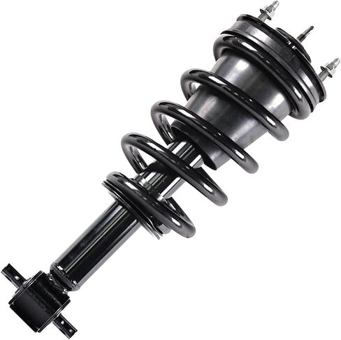 Detroit Axle - RWD Struts Kit لعام 2014-2018 GMC Chevy Silverado Sierra 1500 ، اثنين من الدعامات الأمامية مع ربيع لفائف 2 LINKS SWAY BAR in Saudi Arabia