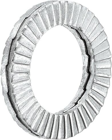 uxcell Wedge Locking Washers for #10 Bolts, 10pcs 304 Stainless Steel Washers Vibration Resistant Safety Washers in Saudi Arabia