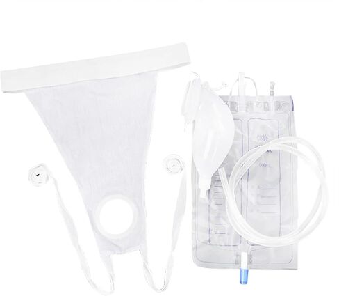 Silicone Urine Collector Men Women Wearable Urine Catheter Bags Reusable Easy to Clean Bladder Control Devices Incontinence Pants for Elderly, Bed Ridden in Saudi Arabia