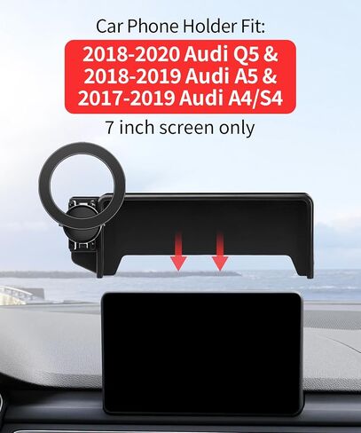 Car Phone Holder for Audi A4/S4/A5/S5 2020-2025, Q5/SQ5 21-25 10.1" Screen in Kuwait