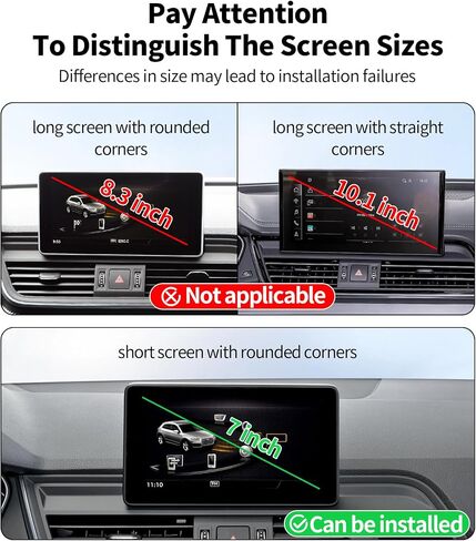 Car Phone Holder for Audi A4/S4/A5/S5 2020-2025, Q5/SQ5 21-25 10.1" Screen in Kuwait