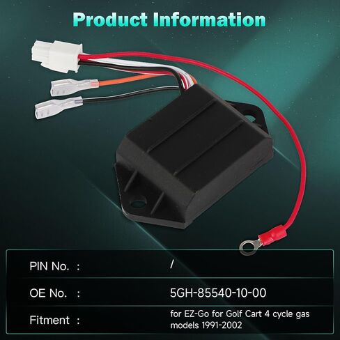 SCITOO CDI BOX Module Ignition Coil for EZGO for Golf Cart 4-Cycle Gas Engines 72562-G01 EPIGC107 in Saudi Arabia