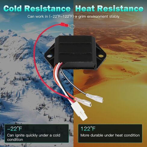 SCITOO CDI BOX Module Ignition Coil for EZGO for Golf Cart 4-Cycle Gas Engines 72562-G01 EPIGC107 in Saudi Arabia