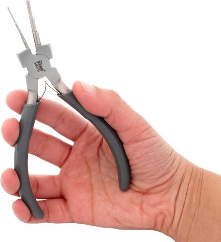 The Beadsmith Wire Looping Pliers – Create 6 Sizes (Ranging 2-9mm) of Loops & Jump Rings, 5.5" long (140mm), Polished Steel Head & PVC Comfort Handle in Kuwait