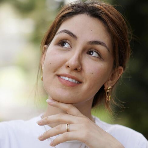 2-6 Pcs 18G 20G Nose Rings Hoops Nose Piercings Nose Piercing Jewelry Fake Nose Ring Fake Piercings Septum Double Hoop Nose Ring Hoop Lip Nose Rings for Women Clip On Helix Cartilage Hoop Earrings in Saudi Arabia