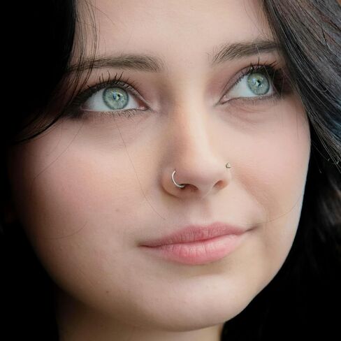 2-6 Pcs 18G 20G Nose Rings Hoops Nose Piercings Nose Piercing Jewelry Fake Nose Ring Fake Piercings Septum Double Hoop Nose Ring Hoop Lip Nose Rings for Women Clip On Helix Cartilage Hoop Earrings in Saudi Arabia