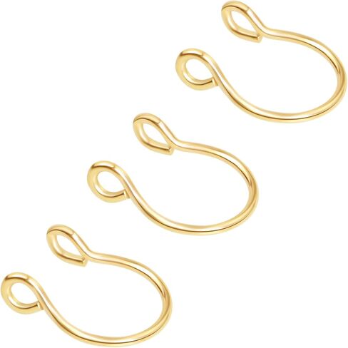 2-6 Pcs 18G 20G Nose Rings Hoops Nose Piercings Nose Piercing Jewelry Fake Nose Ring Fake Piercings Septum Double Hoop Nose Ring Hoop Lip Nose Rings for Women Clip On Helix Cartilage Hoop Earrings in Saudi Arabia