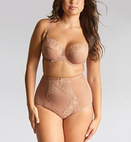 Panache Women’s Envy High Wehist Panty - تشكيل موجز مع الدانتيل والشبكة ، ملائمة للتحكم في التغطية المتوسطة in Saudi Arabia