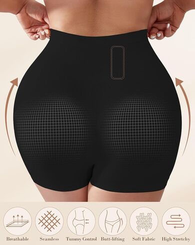 Womens Seamless Shaping Boyshorts Panties Tummy Control Underwear Slimming Shapewear Shorts in Kuwait