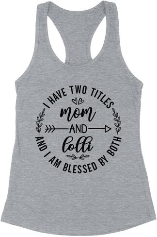 Lolli اثنين من الألقاب Tank Top Top Pitted Racerback Women’s's in Kuwait