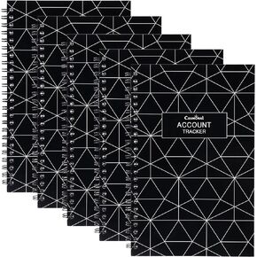 CASMONAL A5 Big Checkbook Register, Check Registers for Personal, Check Book Register & Debit Card Transaction Notebook, Checking Account Register, Business Ledger, Cash Log & Expense Tracker, Black in Kuwait