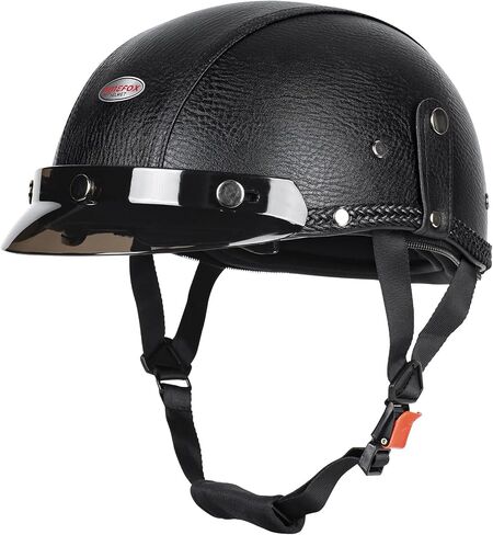 Half Helmet Motorcycle Men Women Adult Open Face Motorcycle Helmets with Sun Retractable Visor DOT Certified in Kuwait