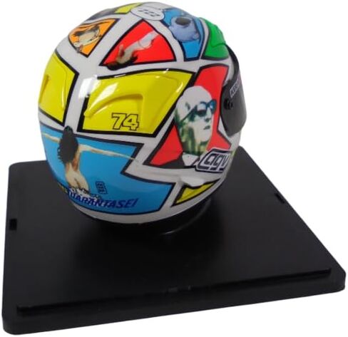 OPO 10 - Valentino Rossi Moto GP Mugello 1/5 Scale Helmet 2006 موسم متوافق مع Yamaha YZR -M1 - CR005 in Saudi Arabia