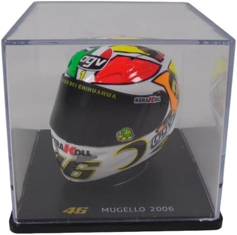 OPO 10 - Valentino Rossi Moto GP Mugello 1/5 Scale Helmet 2006 موسم متوافق مع Yamaha YZR -M1 - CR005 in Saudi Arabia
