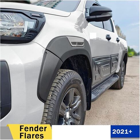 Auto Parts, Fender Flare Wheel Arches, Compatible For Toyota Hilux Revo 2015-2024, Fender Flare, Fender Kit(Basic version) in Saudi Arabia