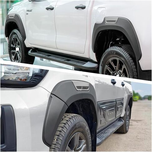 Auto Parts, Fender Flare Wheel Arches, Compatible For Toyota Hilux Revo 2015-2024, Fender Flare, Fender Kit(Basic version) in Saudi Arabia