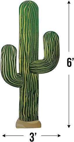 Fun Express 6 Foot Jointed Cactus Wall Decor - VBS Vacation Bible School Supplies/Decor in Saudi Arabia