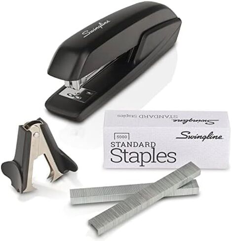 Swingline Stapler Value Pack, 20 Sheet Capacity, Jam Free, includes Standard Stapler, 5000 Staples and Staple Remover, Black (54551) in Kuwait