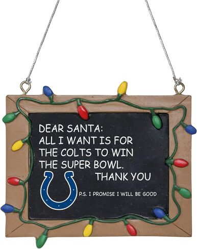 NFL Football Chalkboard Holiday Christmas Ornament - Pick Team (San Francisco 49ers) in Saudi Arabia