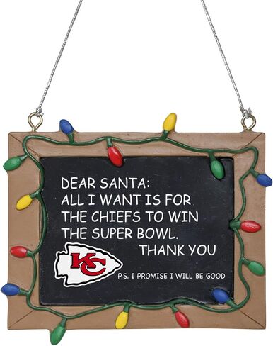 NFL Football Chalkboard Holiday Christmas Ornament - Pick Team (San Francisco 49ers) in Saudi Arabia