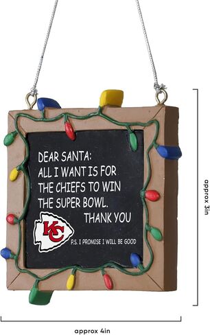 NFL Football Chalkboard Holiday Christmas Ornament - Pick Team (San Francisco 49ers) in Saudi Arabia