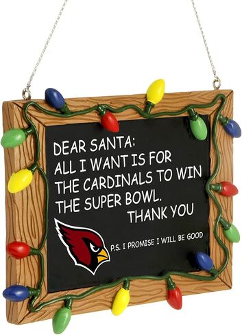 زينة عيد الميلاد على شكل سبورة كرة القدم NFL - اختر فريقًا (سان فرانسيسكو 49ers) in Kuwait