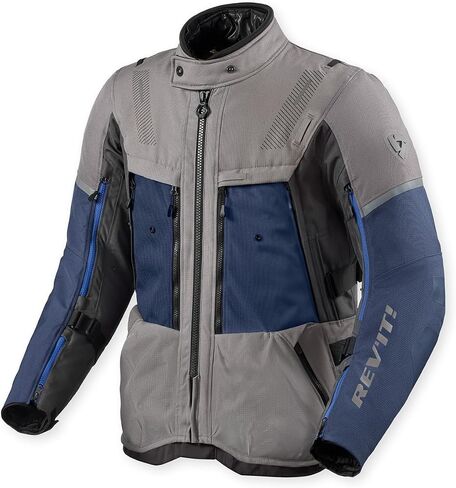 REV'IT! Men's Sand 5 H2O Adventure Touring Motorcycle Jacket (Sand/Blue - X-Large) in Kuwait