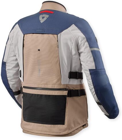 REV'IT! Men's Sand 5 H2O Adventure Touring Motorcycle Jacket (Sand/Blue - X-Large) in Kuwait