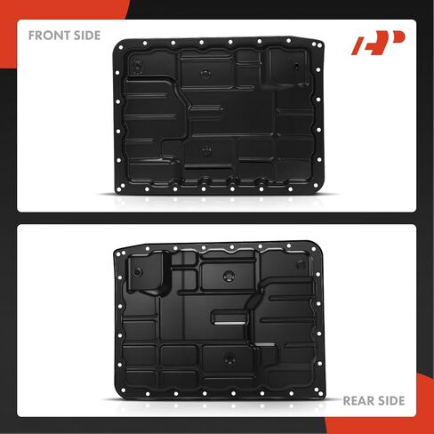 A-Premium Transmission Oil Pan with Drain Plug Compatible with Nissan Frontier, Pathfinder, TITAN, Armada, NV1500, NV2500, NV3500, 370Z & Infiniti Q50, G25, G37, QX80, Q60, M35, M37, M45, M56, QX56 in Saudi Arabia