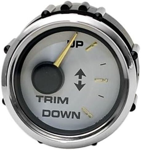 Faria Boat Trim Gauge GP7517A | Mercury 2 Inch Silver in Saudi Arabia