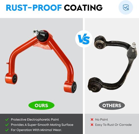 Front Upper Control Arms Lift 2-4" for Ram 1500 RWD 4WD 2011-2022, with Replace Ball Joints, Adjustable Suspension Kit 4Pcs in Saudi Arabia
