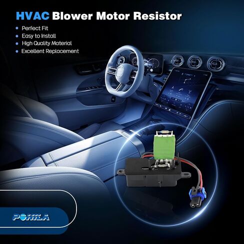 Front Manual AC Control Blower Motor Resistor Compatible with Chevy 96-14 Express, 09-16 Express 4500, 03-09 C4500-C7500 Kodiak, GMC 96-14 Savana 1500 2500 3500, 09-16 Savana 4500,973-007,RU-51 in Saudi Arabia