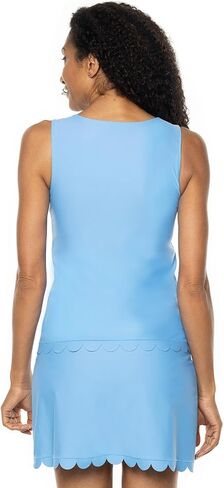 Coolibar UPF 50+ Women's Acropora Scallop Swim Tank - Sun Protective in Kuwait