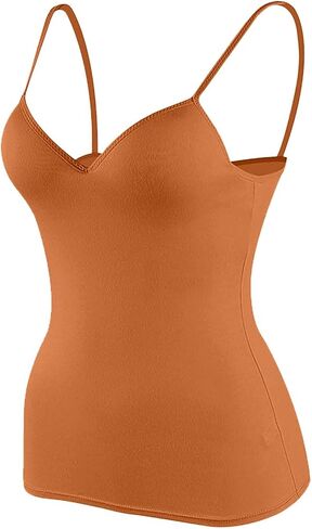Tank Tops with Built in Bra for Women 2025 Sports Cute Padded Cami Shirts Summer Yoga Workout Camisoles Sleeveless Undershirt in Saudi Arabia