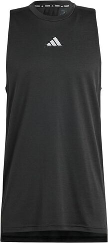 Adidas Mens عالي الكثافة تمرين 3 مخطوطات Tankt-Shirt in Saudi Arabia