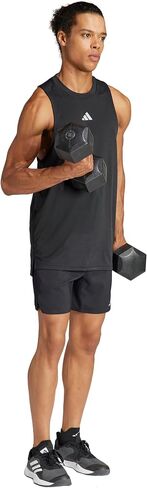 Adidas Mens عالي الكثافة تمرين 3 مخطوطات Tankt-Shirt in Saudi Arabia