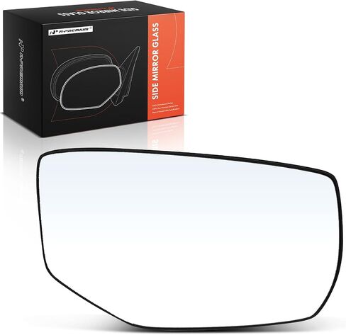 A-Premium Right Passenger Side Non-Heated Mirror Glass with Backing Plate - Compatible with Honda Accord 2013 2014 2015 2016 2017 - Exterior Side View Convex Mirror in Saudi Arabia