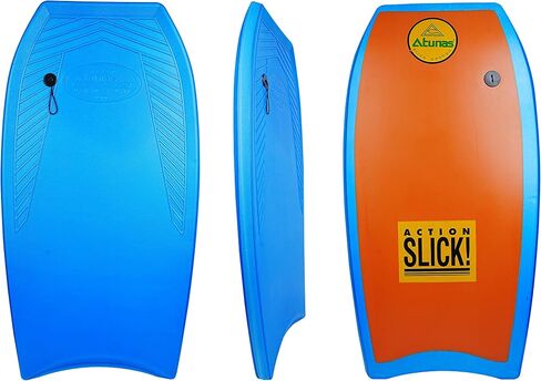 Body Boards, 33"-43" Bodyboard for Beach with Wrist Leash, Solid PE/EVA Closed-Cell Waterproof Foam, Surfing for Kids and Adults in Saudi Arabia