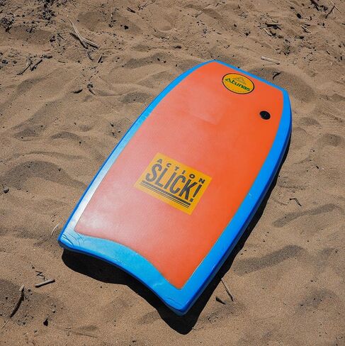 Body Boards, 33"-43" Bodyboard for Beach with Wrist Leash, Solid PE/EVA Closed-Cell Waterproof Foam, Surfing for Kids and Adults in Saudi Arabia
